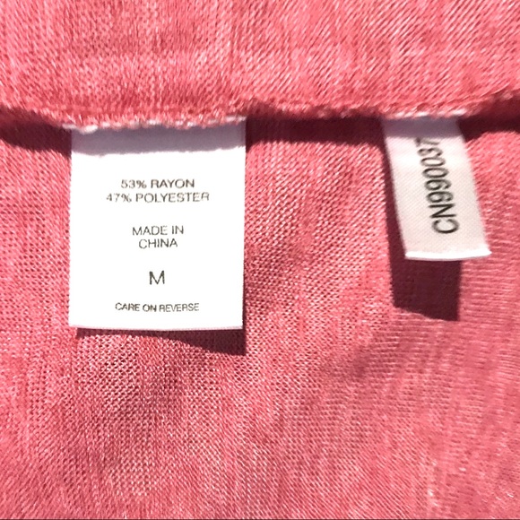 NWT Soho Jeans New York & Company Peach & Gold Top - Picture 11 of 11